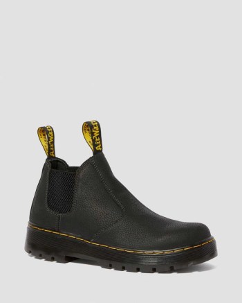 Dr Martens Hardie Chelsea Pracovné Čižmy Panske Čierne | 7314-YFHUW